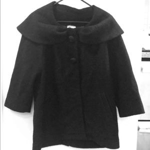 Classic, light black coat